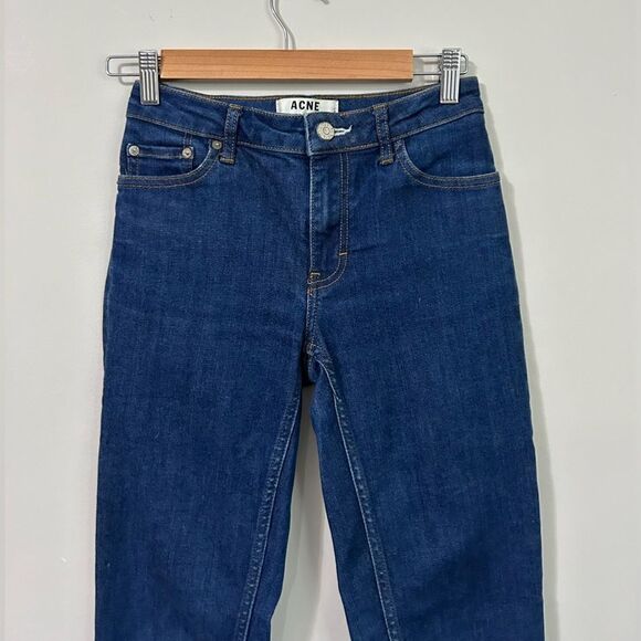 Acne Studios Flex Raw Reform Jeans in Light Rinse - Picture 4 of 13